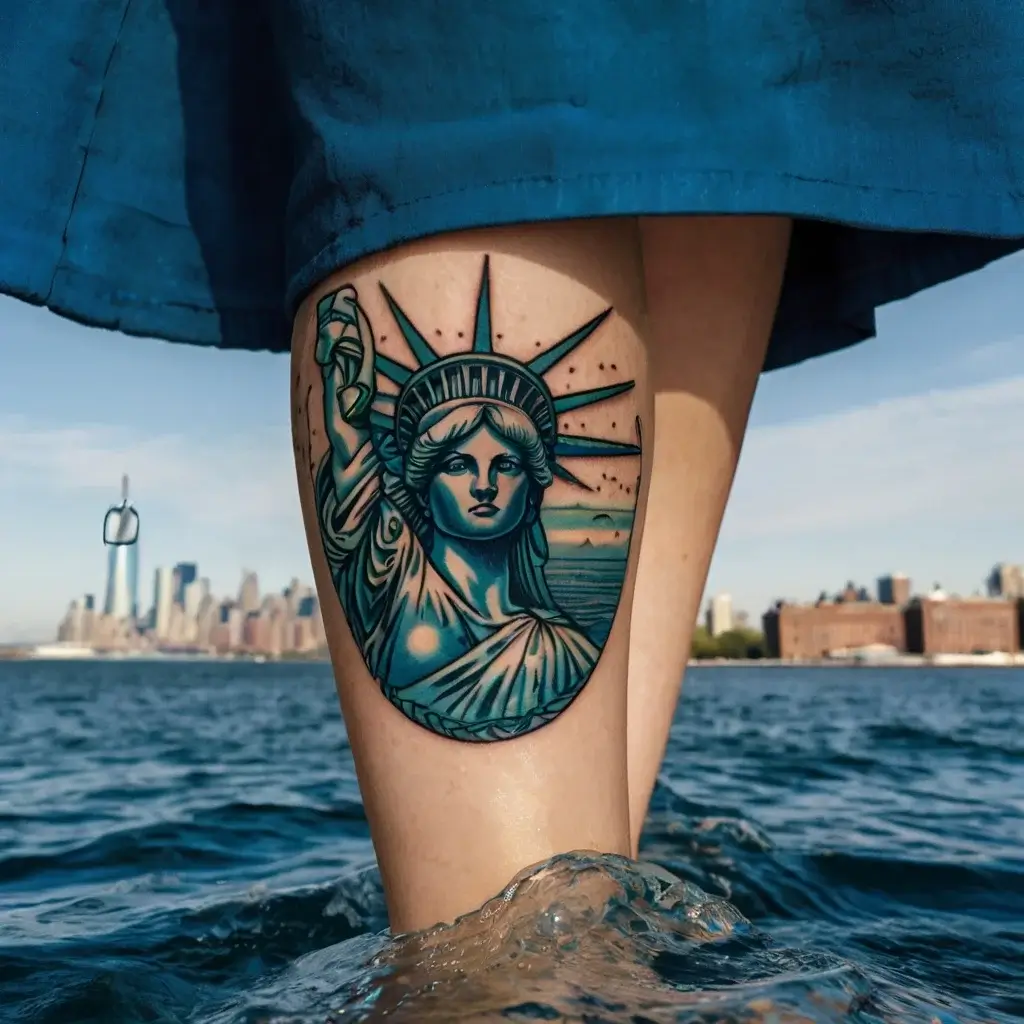 statue of liberty tattoos (41)