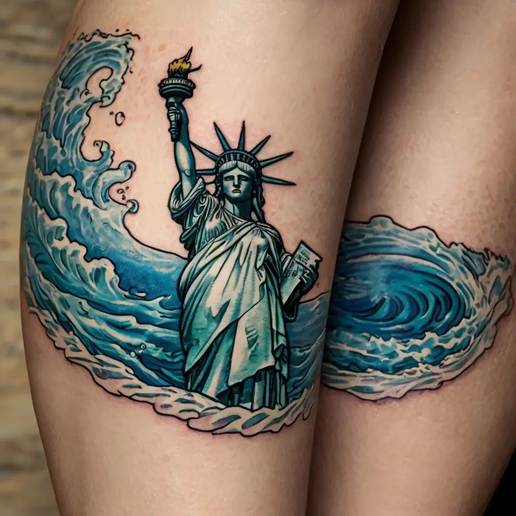 statue of liberty tattoos (42)