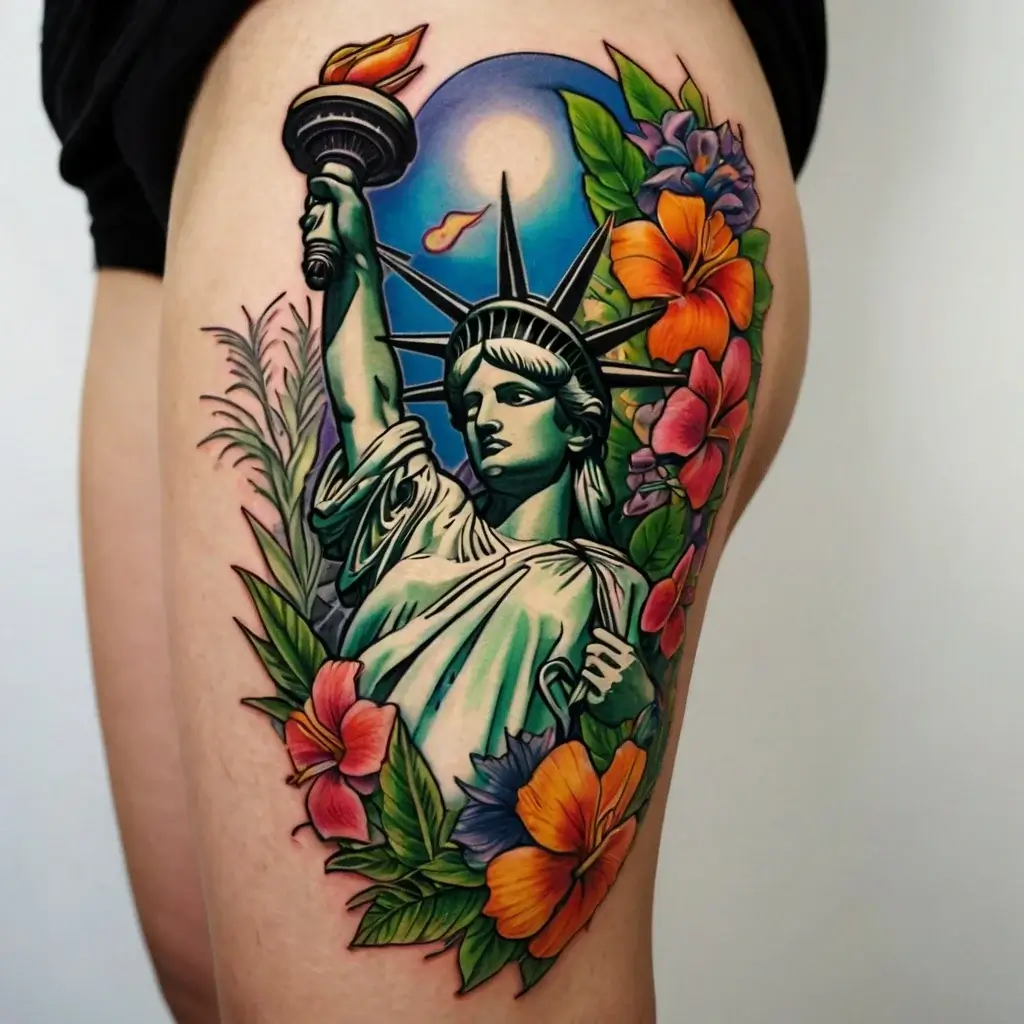 statue of liberty tattoos (44)