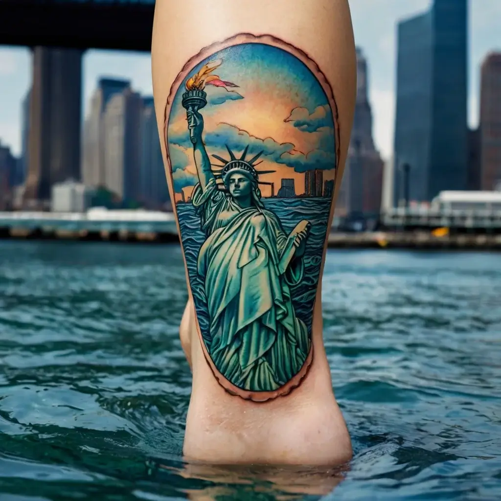 statue of liberty tattoos (45)