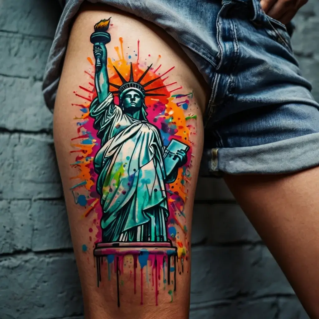 statue of liberty tattoos (47)