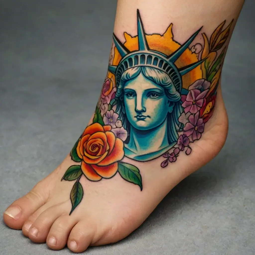 statue of liberty tattoos (49)