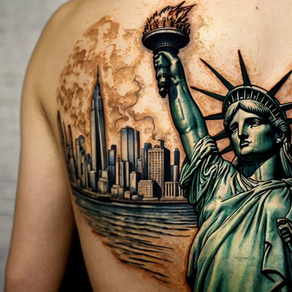 statue of liberty tattoos (52)