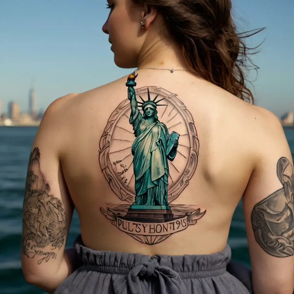 statue of liberty tattoos (55)