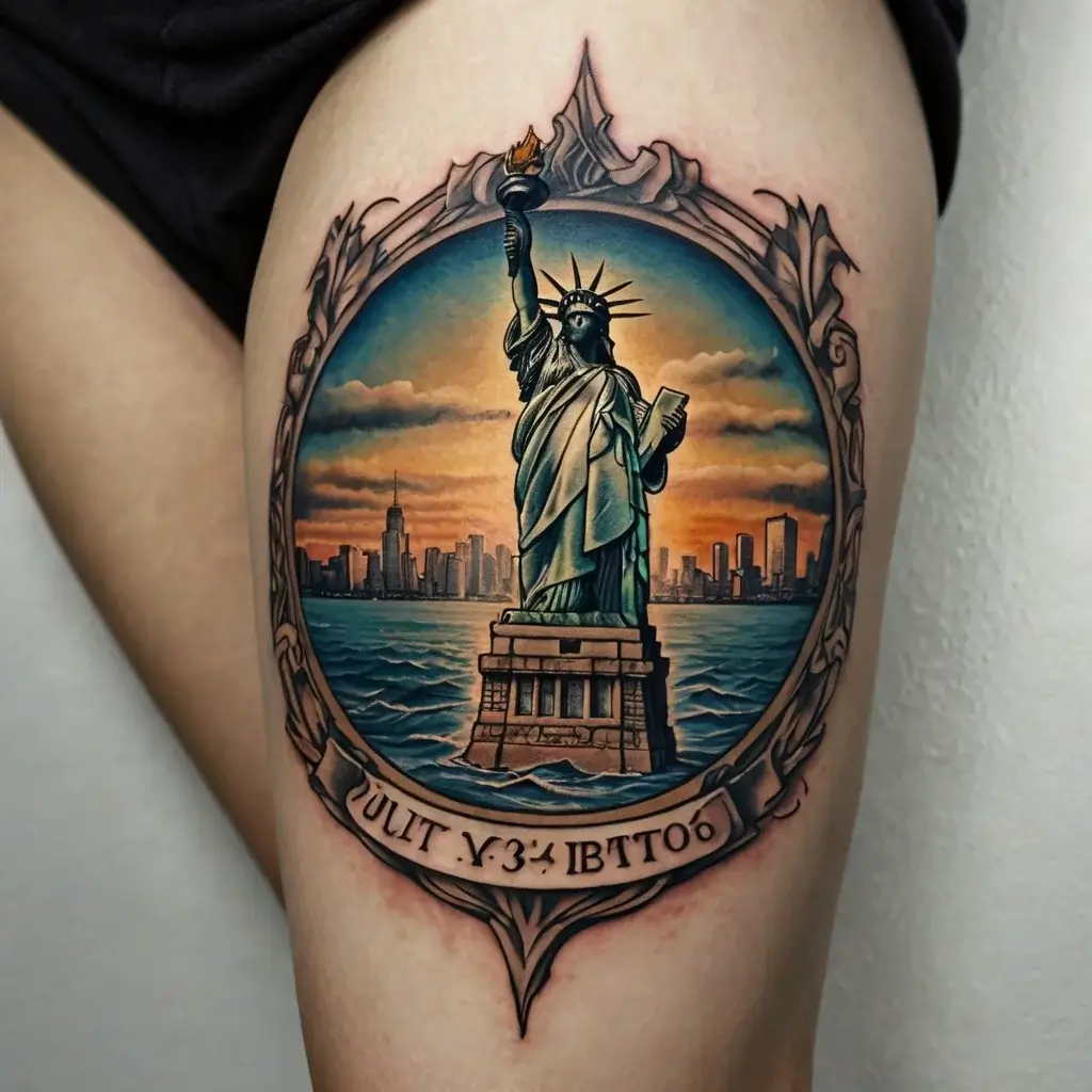 statue of liberty tattoos (56)