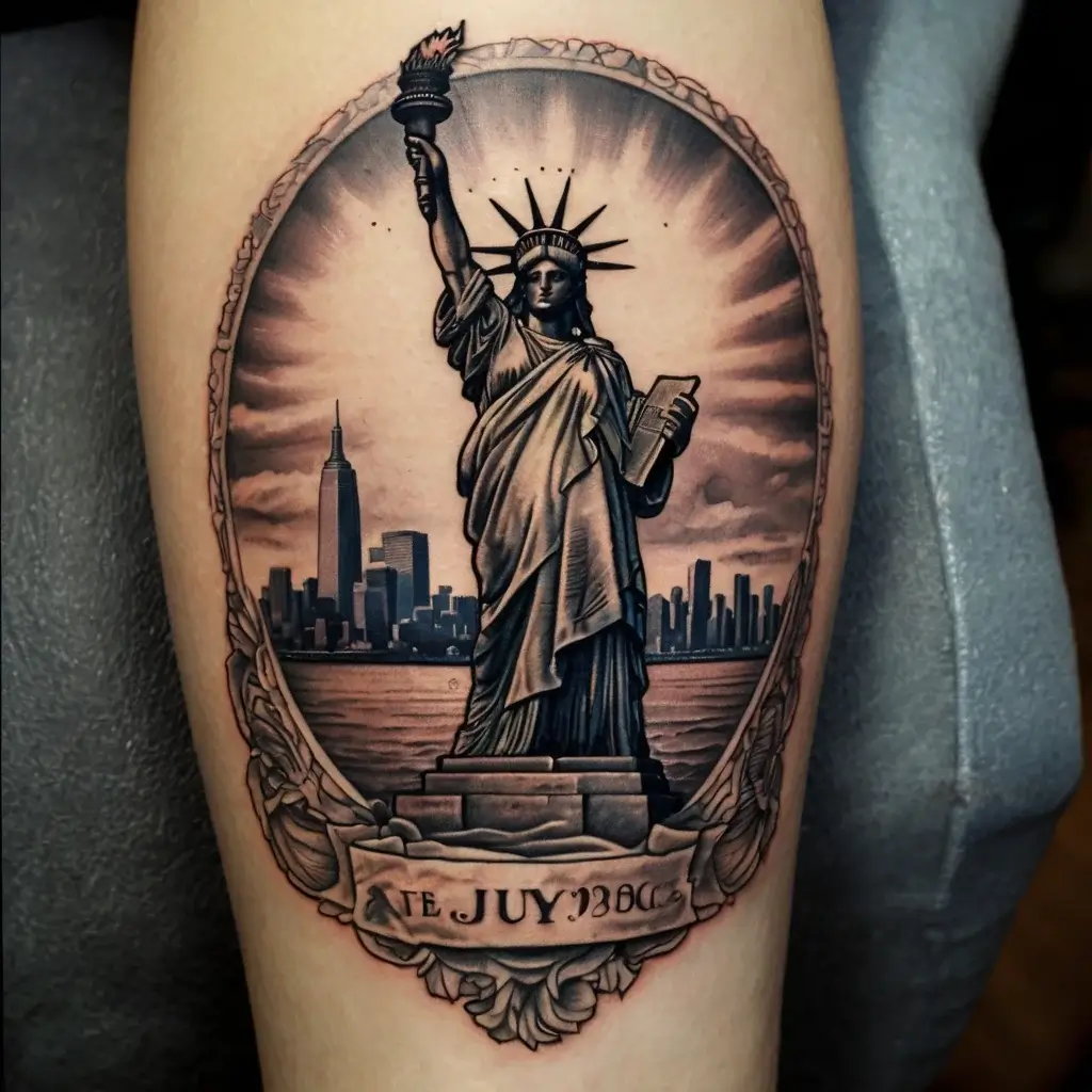 statue of liberty tattoos (59)