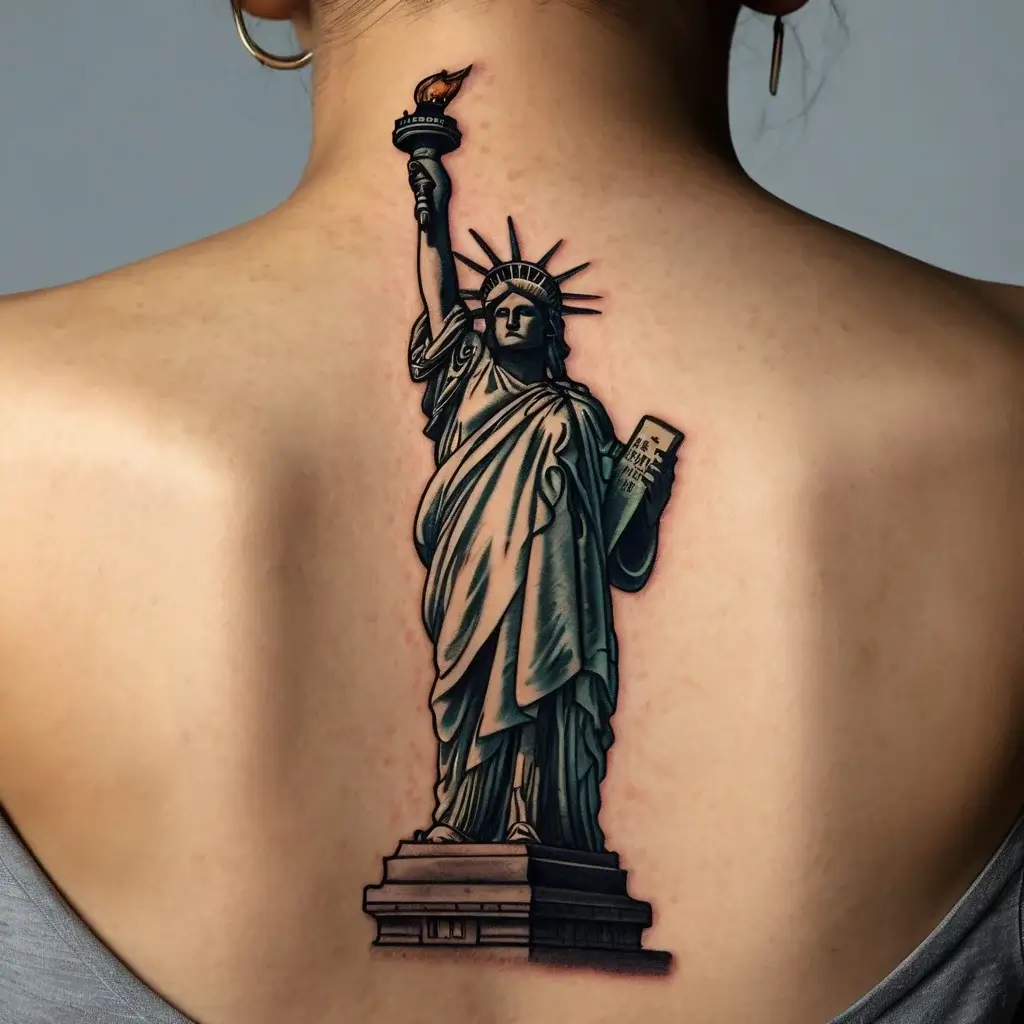 statue of liberty tattoos (65)