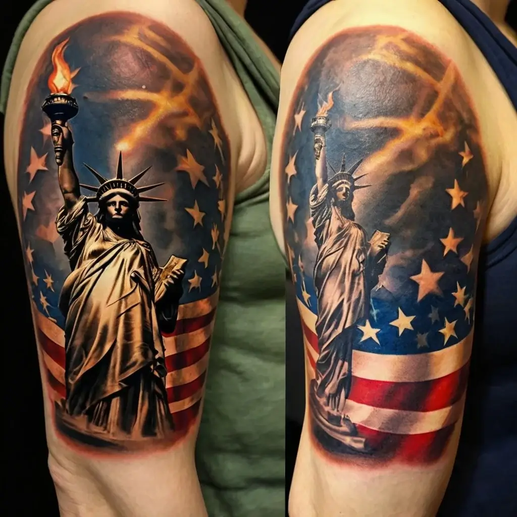 statue of liberty tattoos (66)