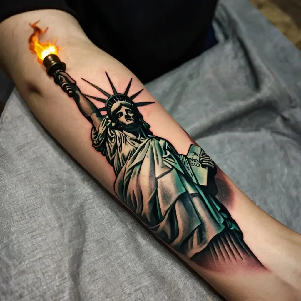 statue of liberty tattoos (67)