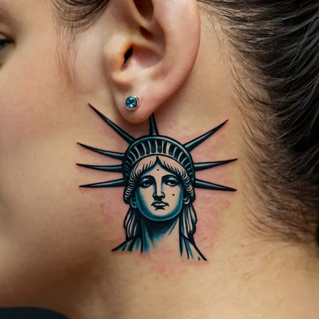 statue of liberty tattoos (7)