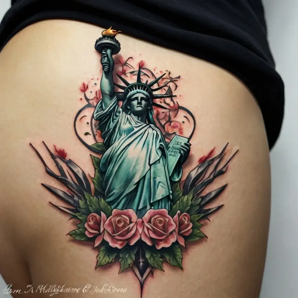 statue of liberty tattoos (71)