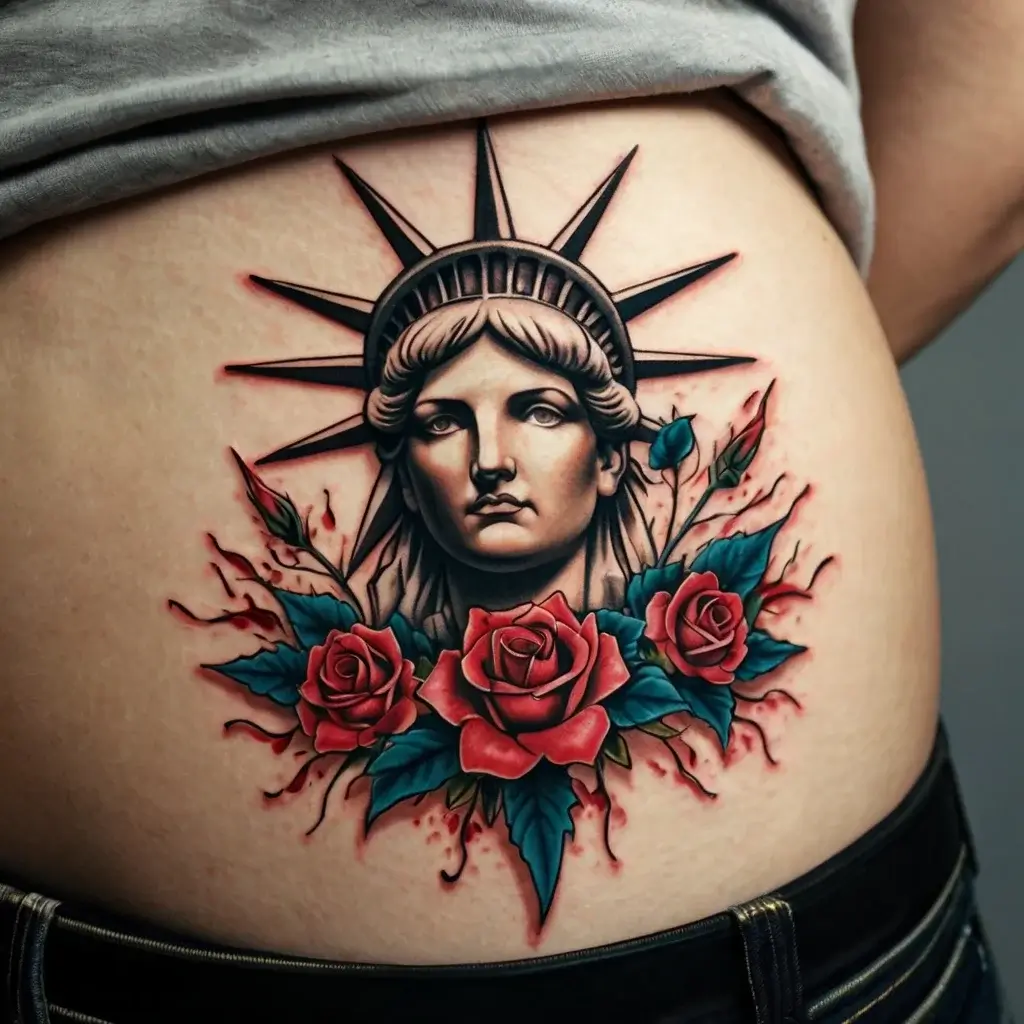 statue of liberty tattoos (72)