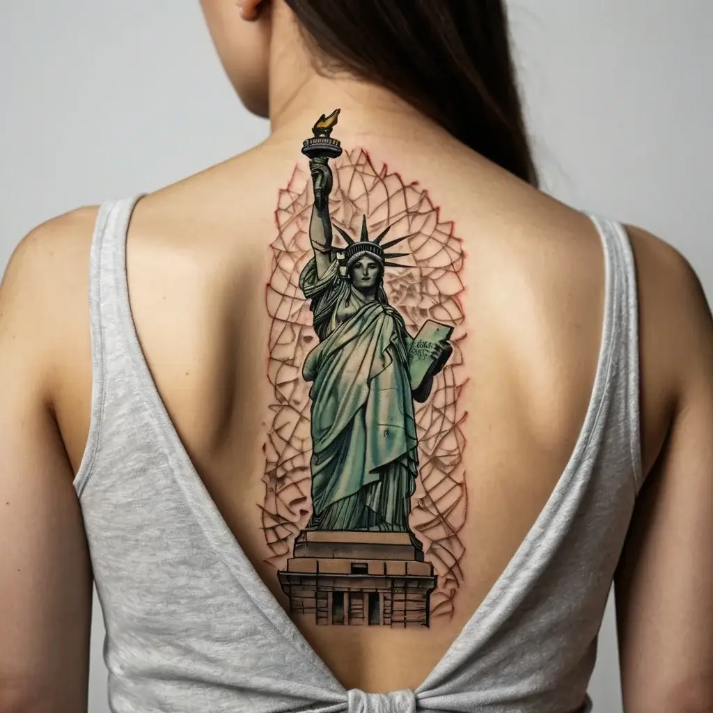 statue of liberty tattoos (9)