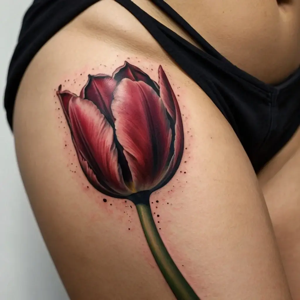 tulip tattoos (10)