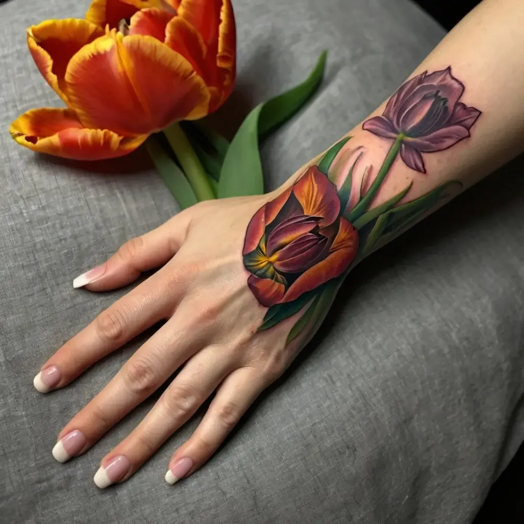 tulip tattoos (13)