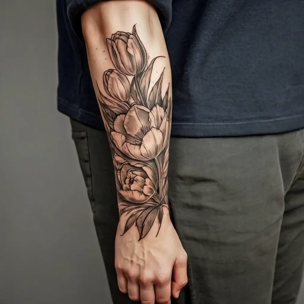 tulip tattoos (131)