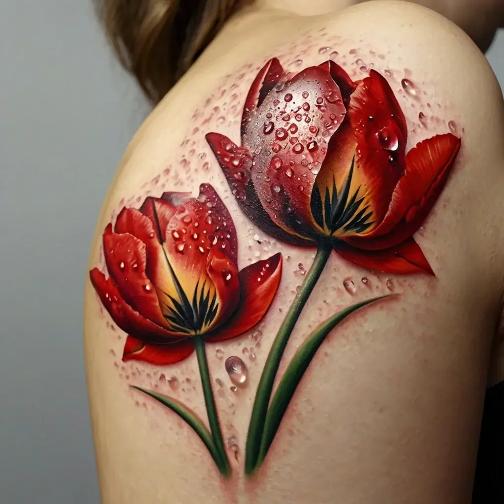 tulip tattoos (133)