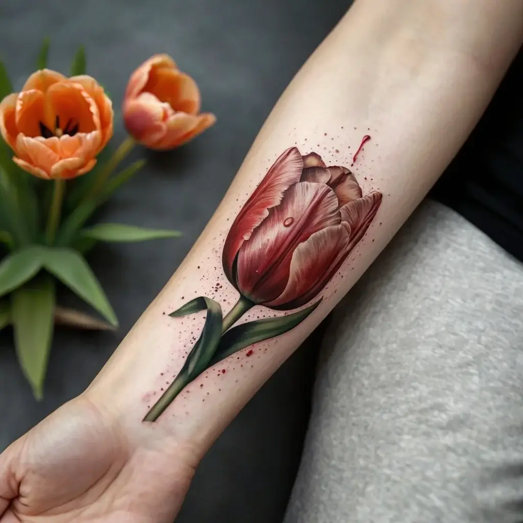 tulip tattoos (4)