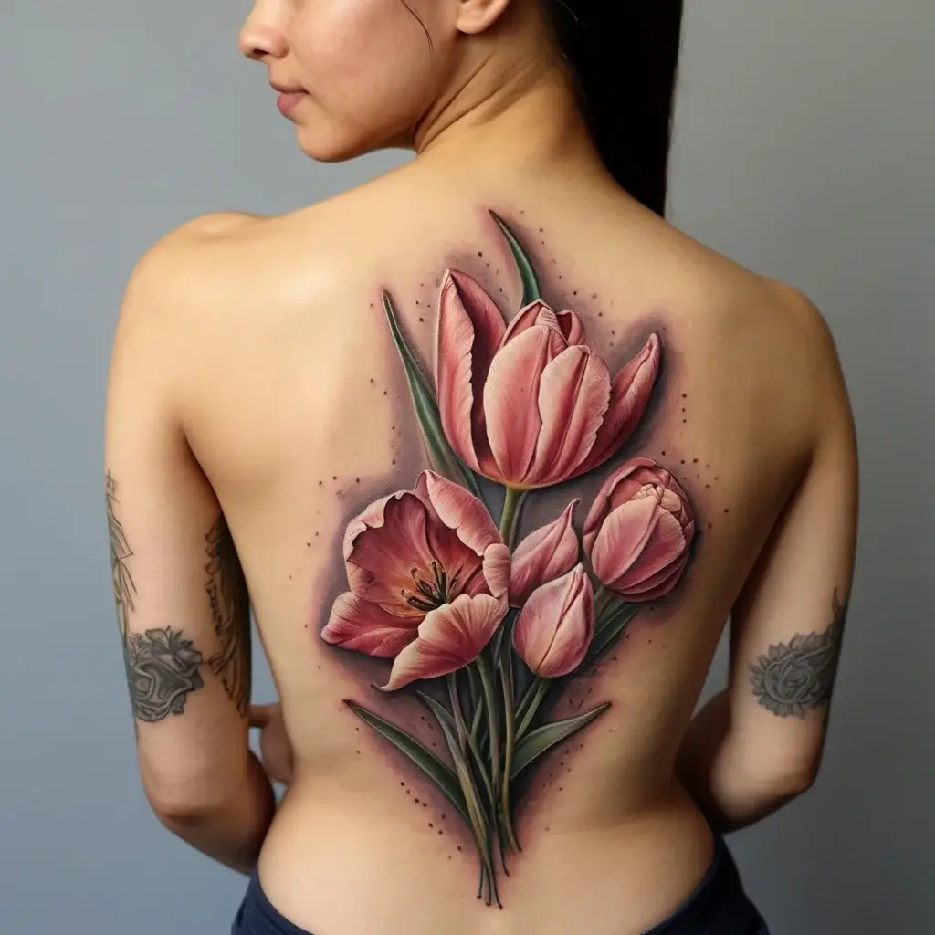 tulip tattoos (40)