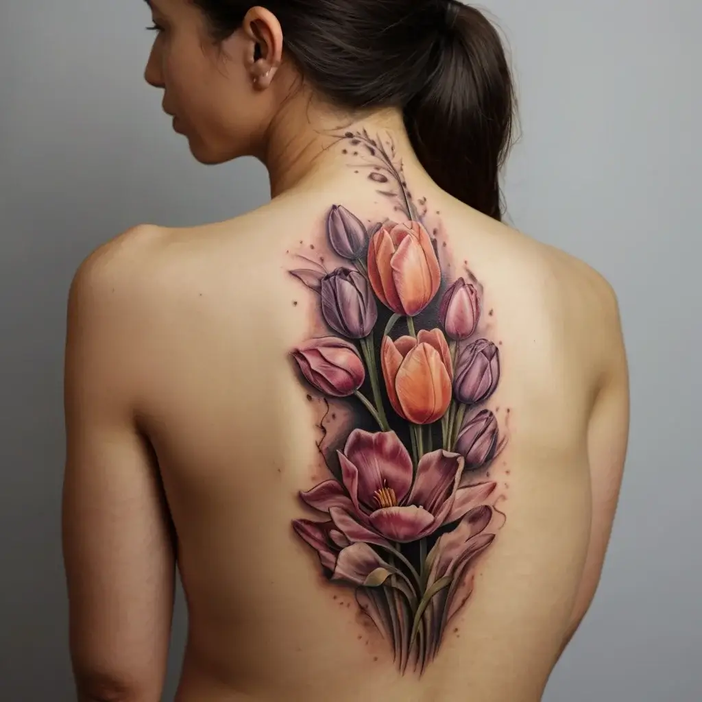 tulip tattoos (41)