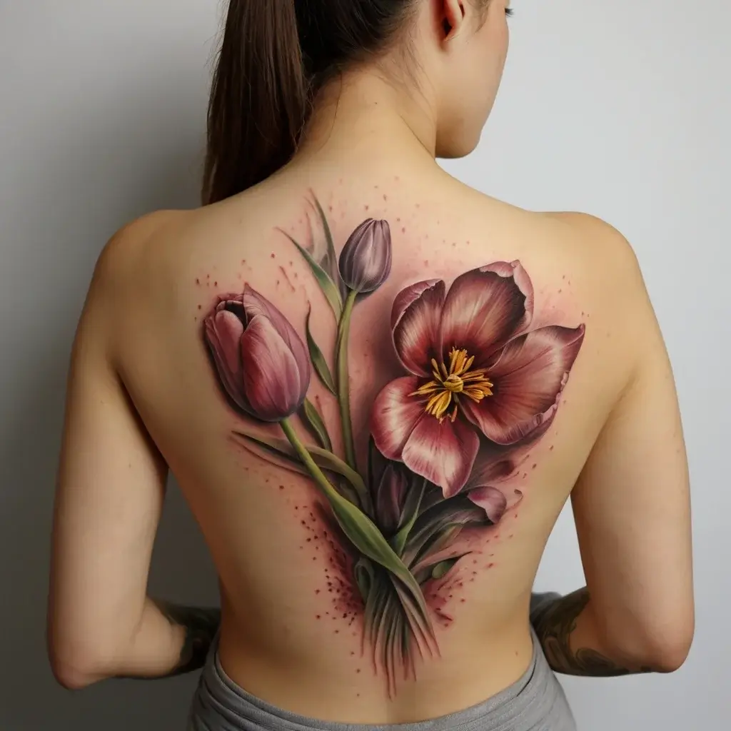 tulip tattoos (42)