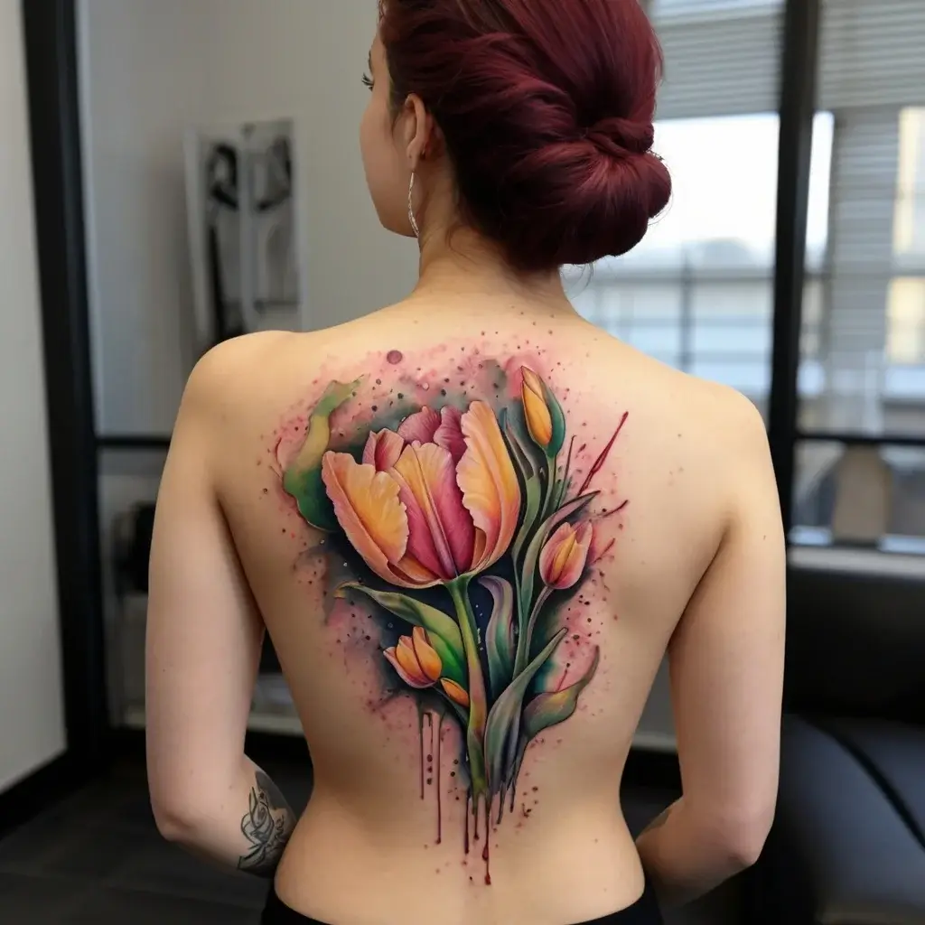 tulip tattoos (56)