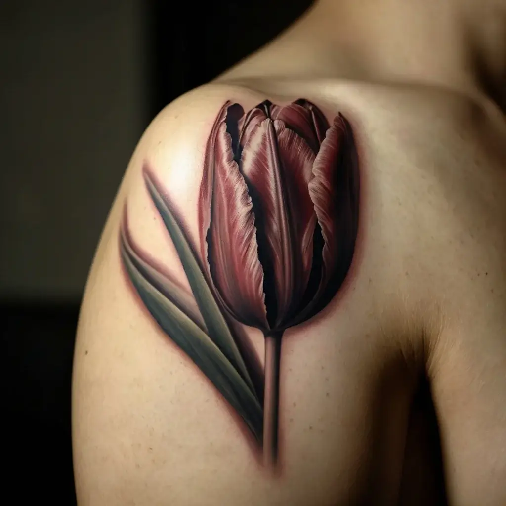 tulip tattoos (68)