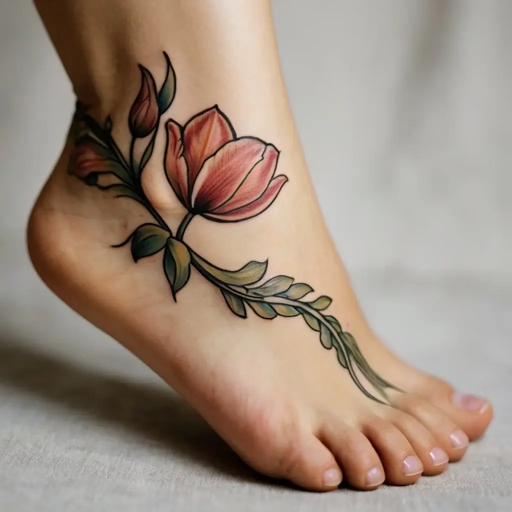 tulip tattoos (77)