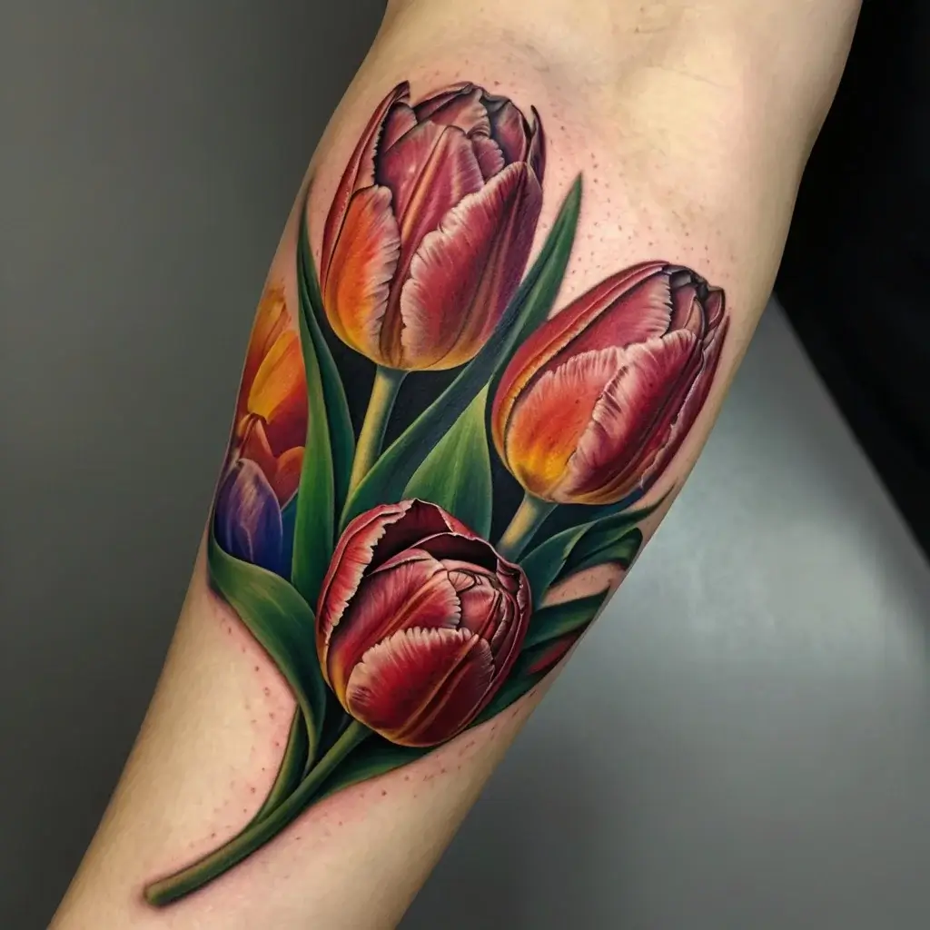 tulip tattoos (9)