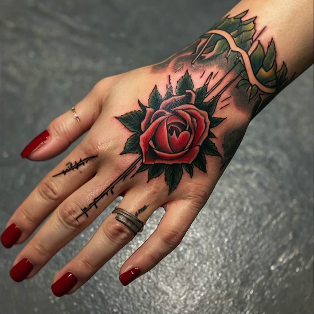 virgin hand mary tattoos (18)