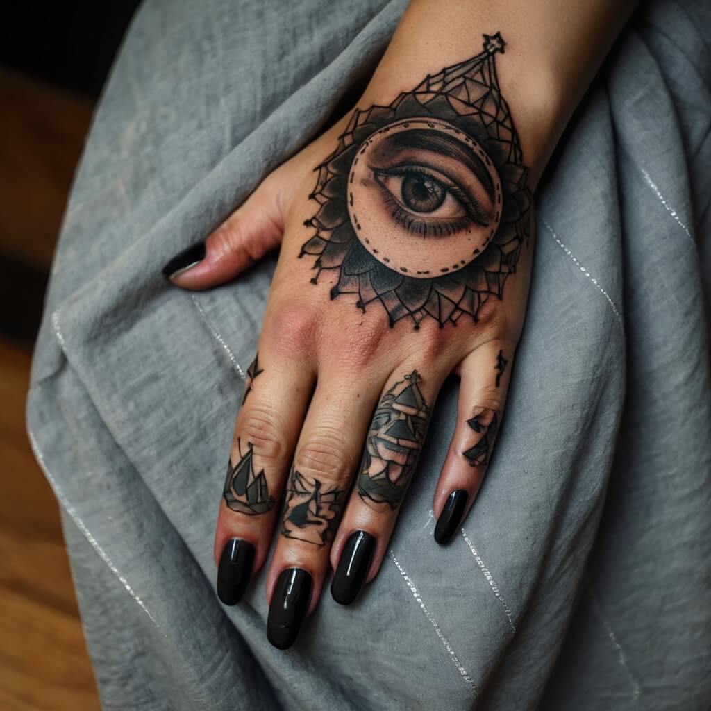 virgin hand mary tattoos (26)