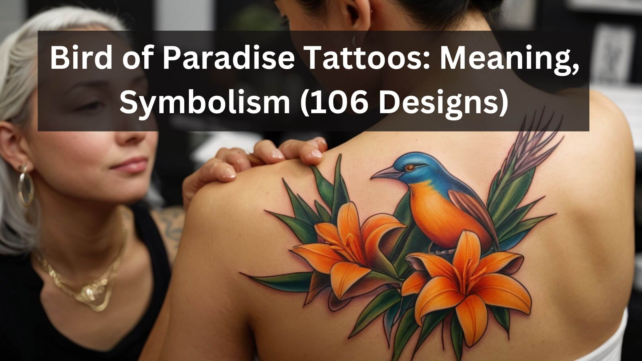 Bird of Paradise tattoo