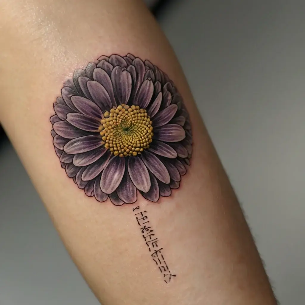 Chrysanthemum Tattoos (16)