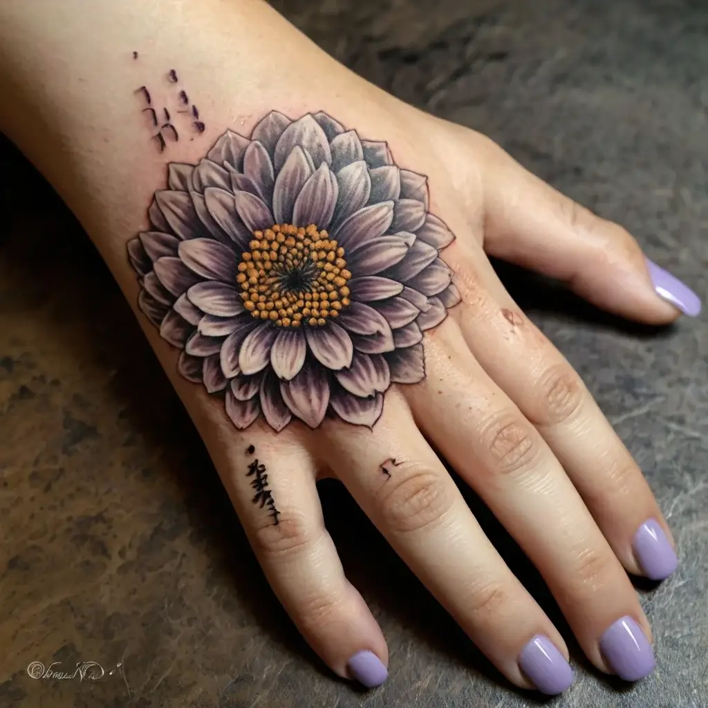 Chrysanthemum Tattoos (17)