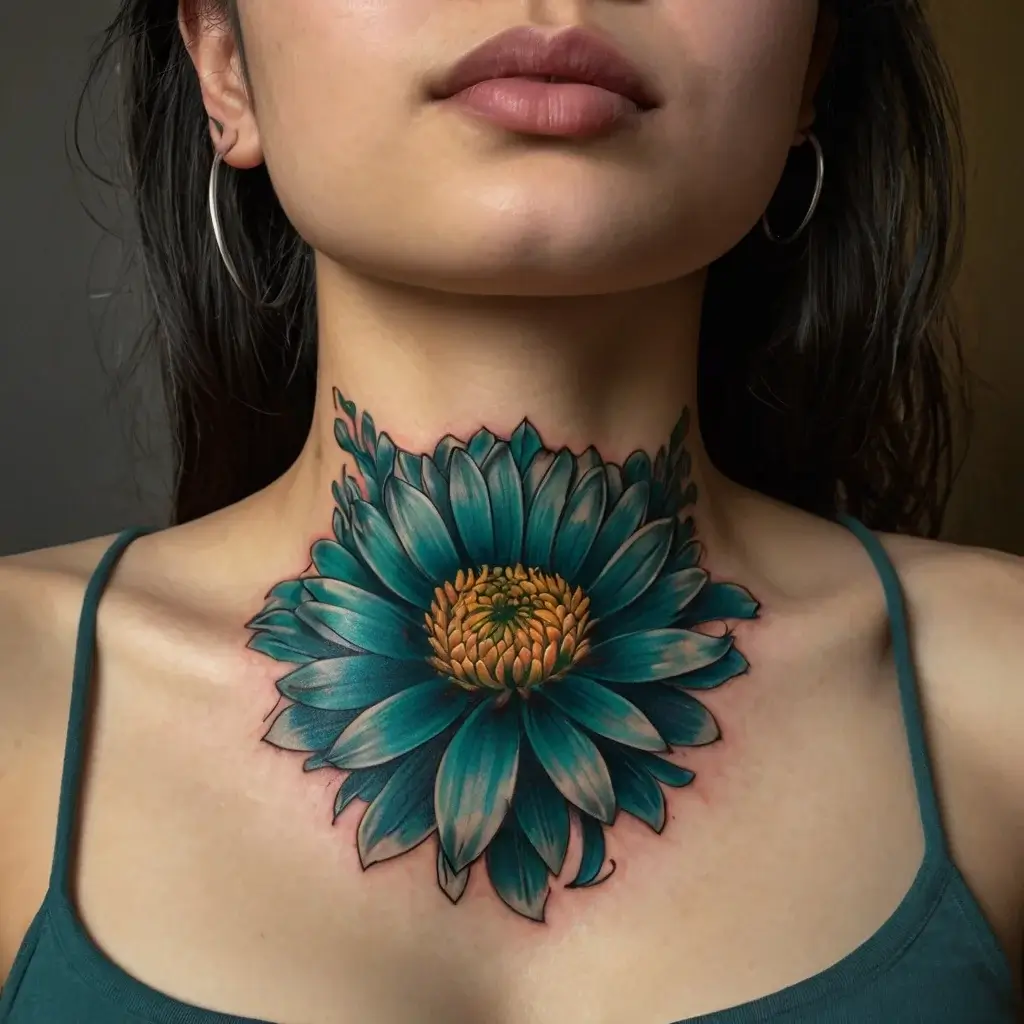 Chrysanthemum Tattoos (3)