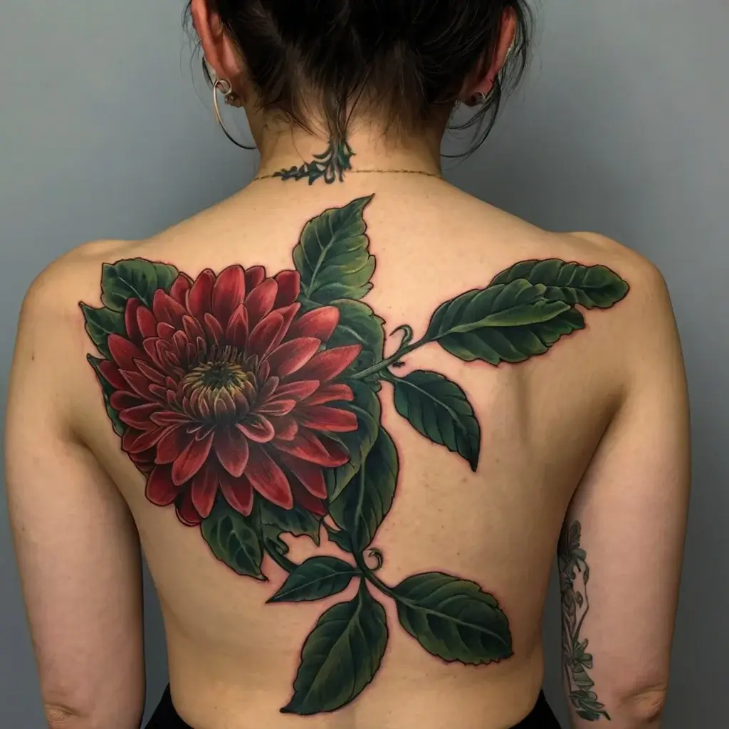 Chrysanthemum Tattoos (31)