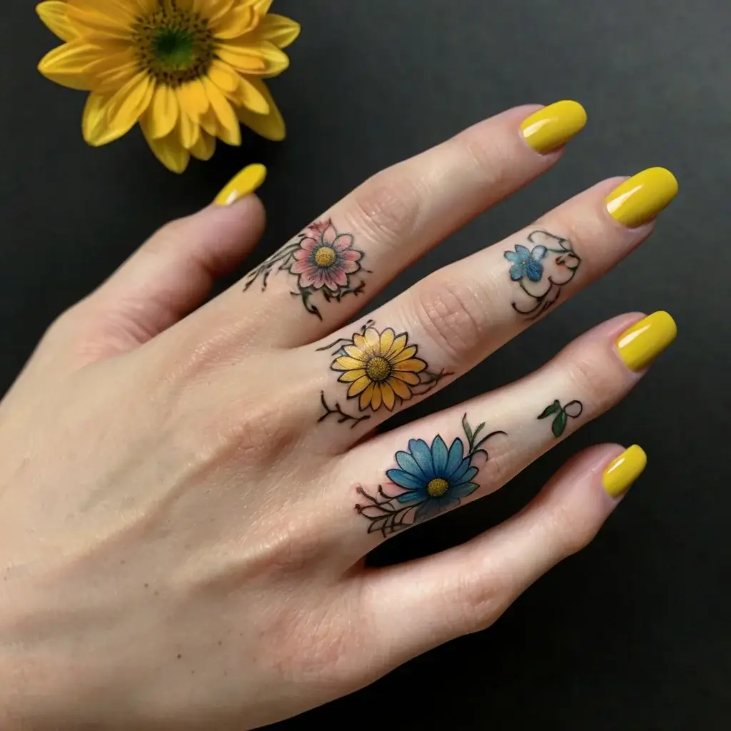 Chrysanthemum Tattoos (32)