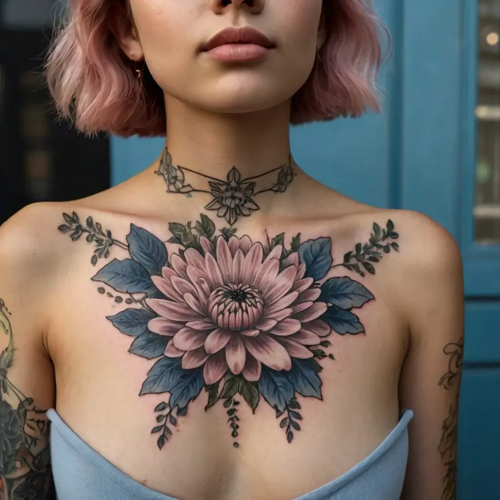 Chrysanthemum Tattoos (43)