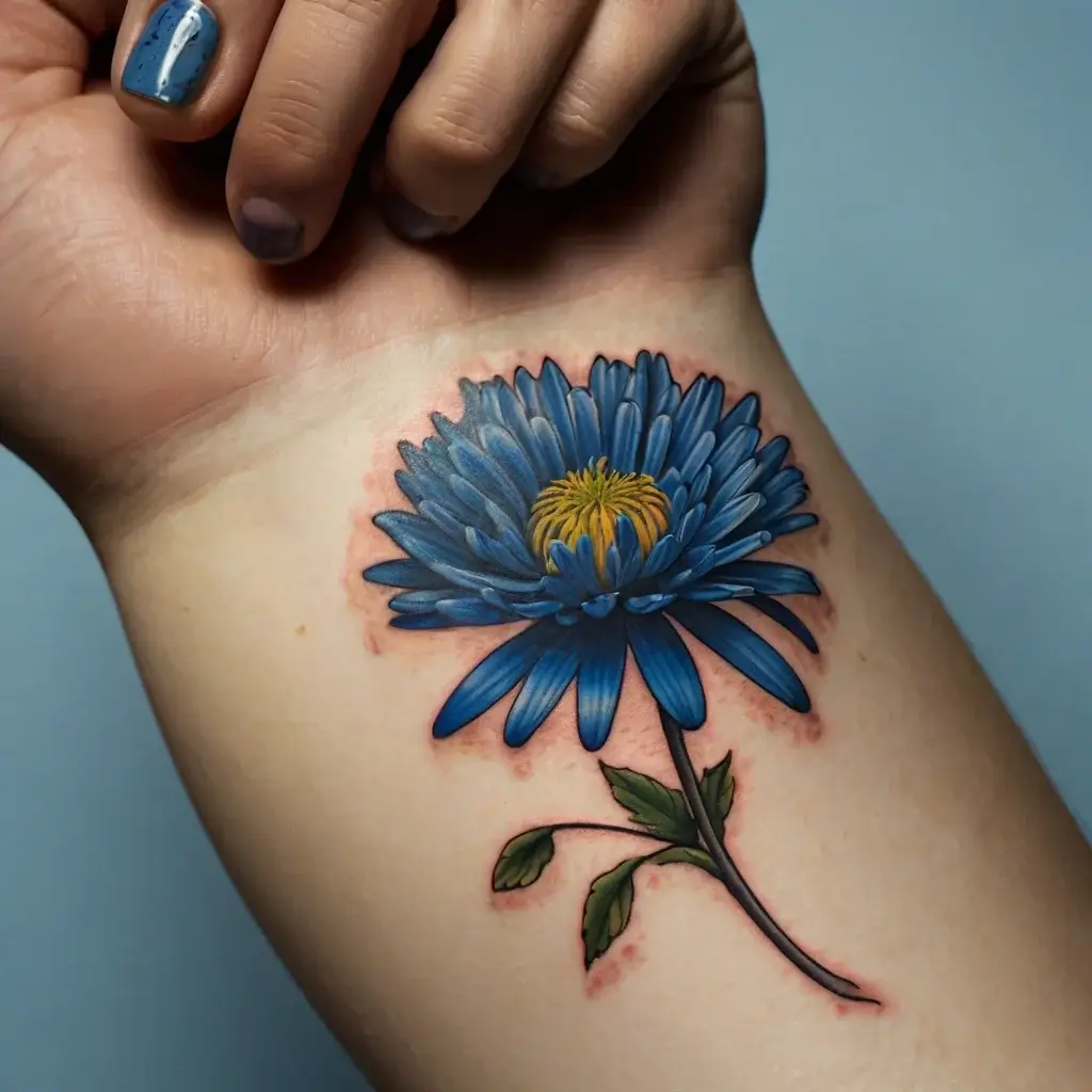 Chrysanthemum Tattoos (49)