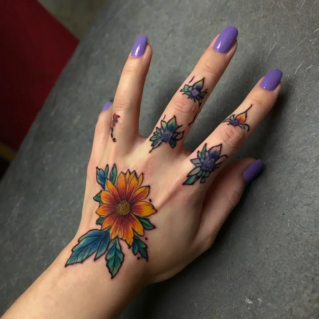 Chrysanthemum Tattoos (56)