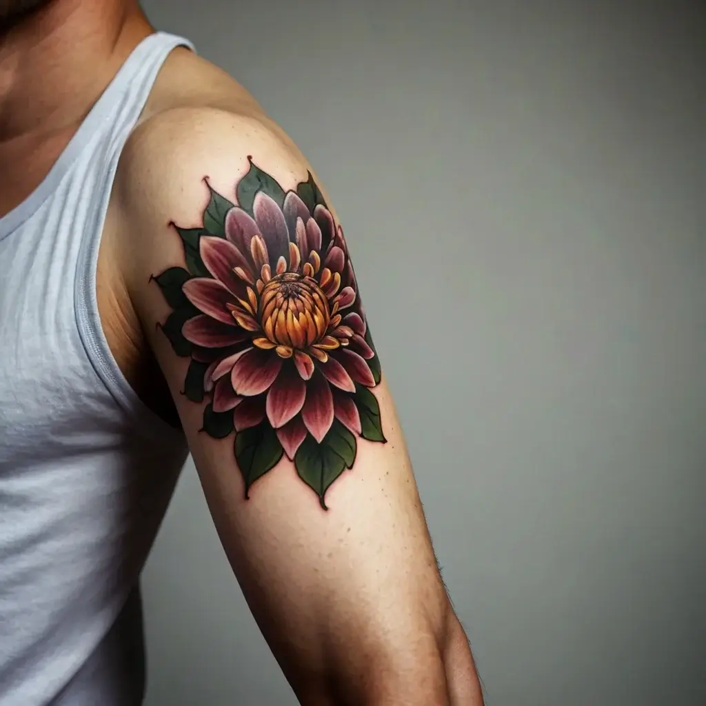 Chrysanthemum Tattoos (64)