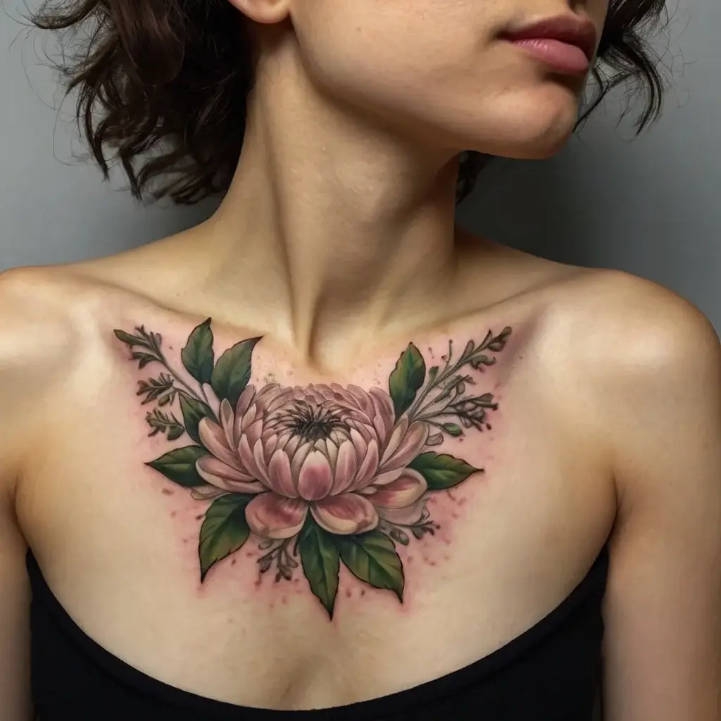 Chrysanthemum Tattoos (72)