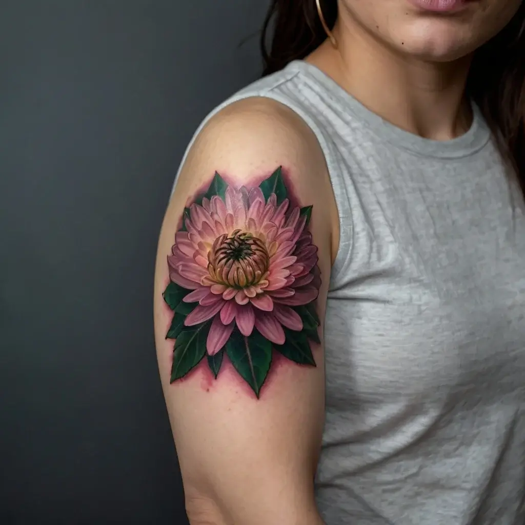 Chrysanthemum Tattoos (81)