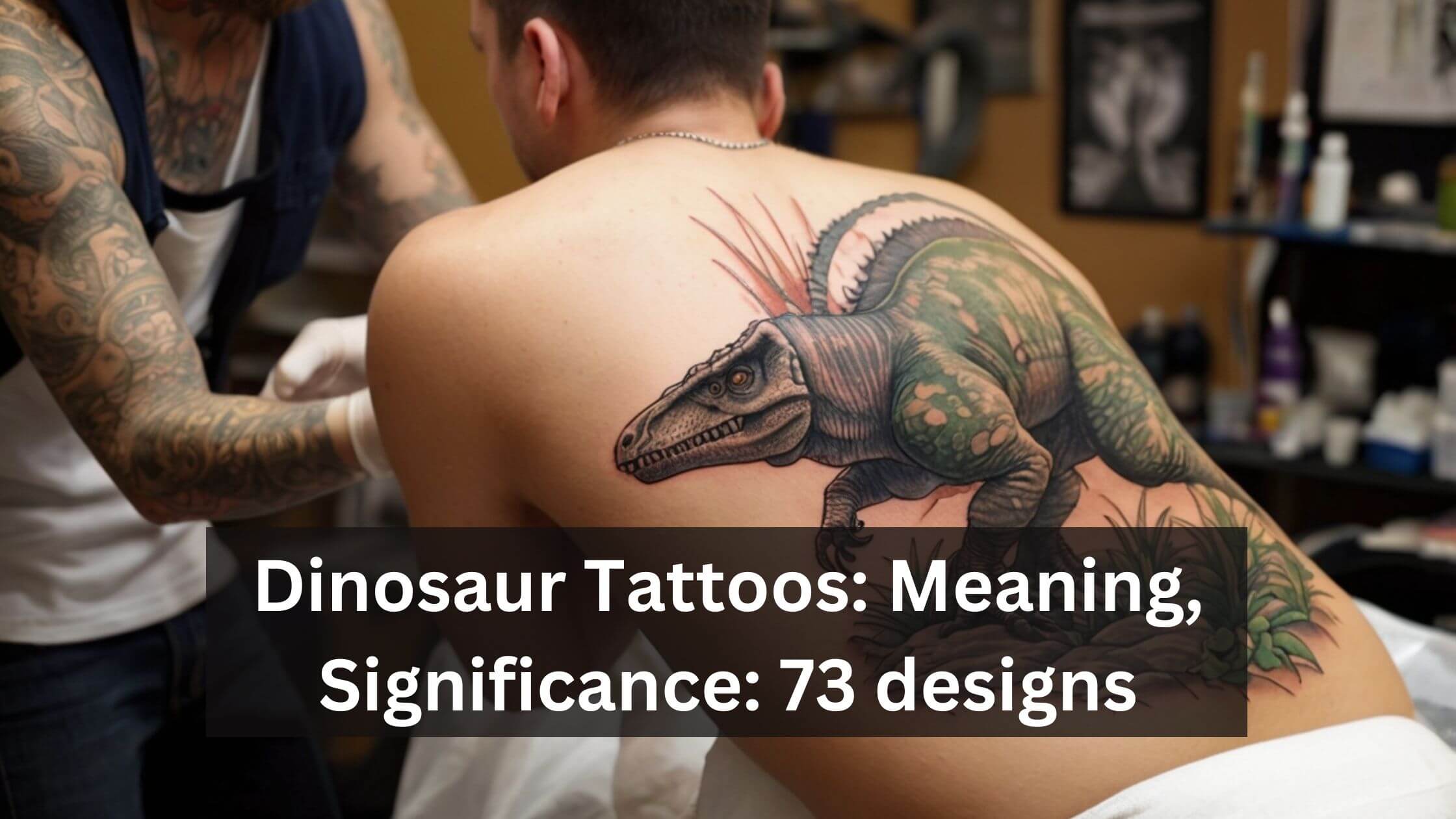 Dinosaur tattoo