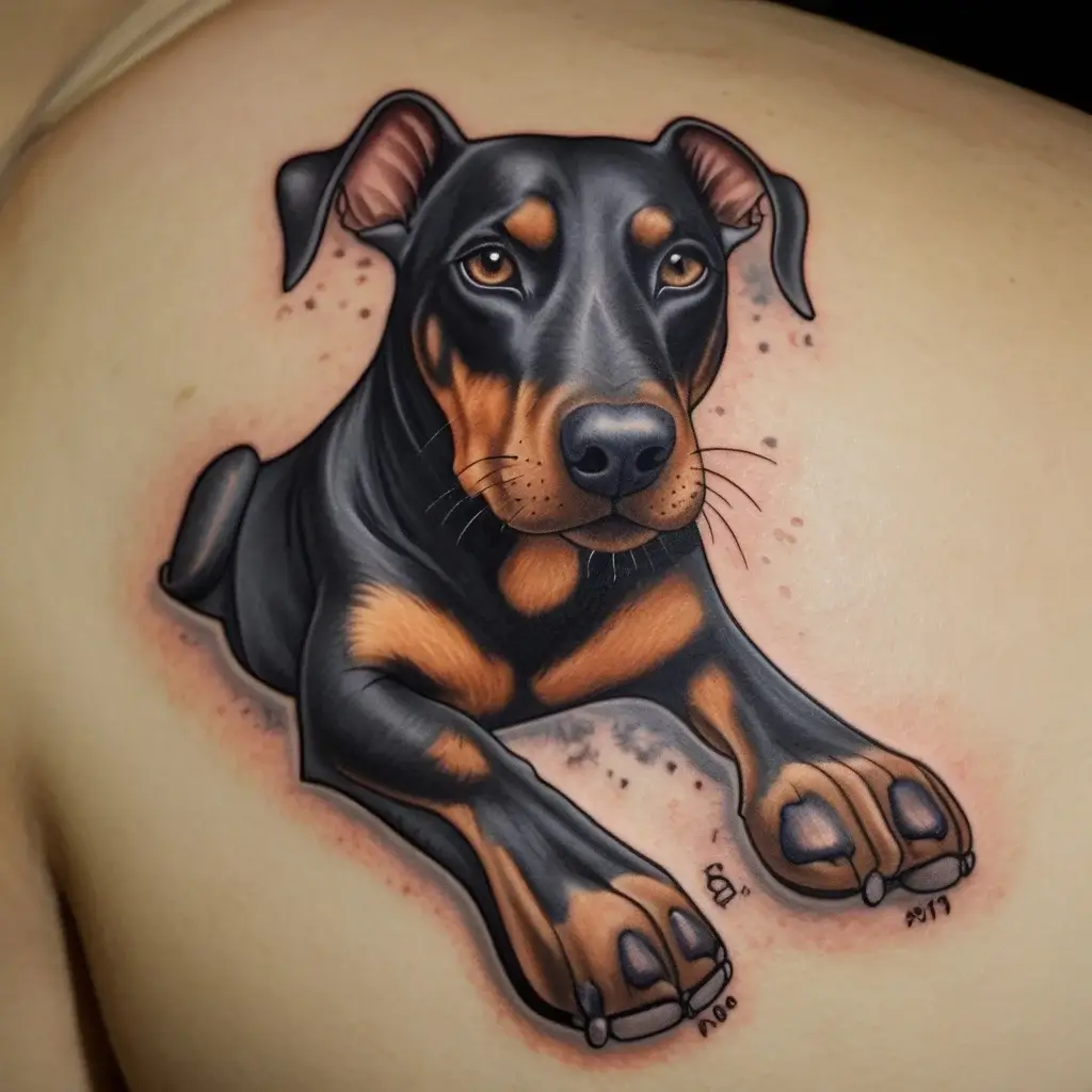 Doberman Tattoo (107)