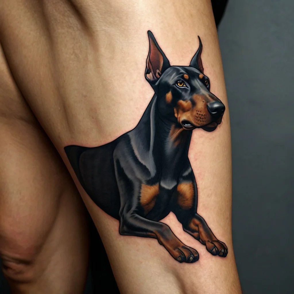 Doberman Tattoo (129)