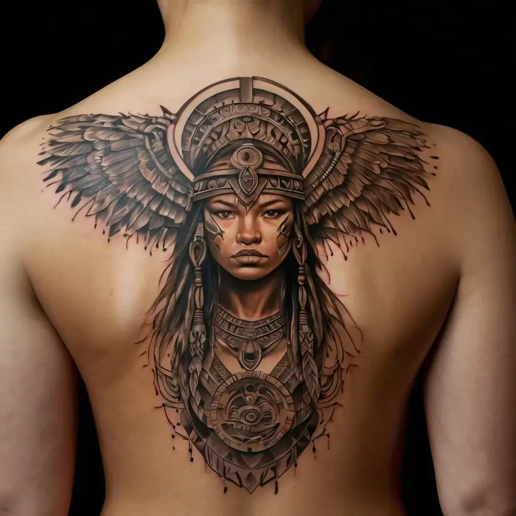 Female Warrior Tattoos (14)