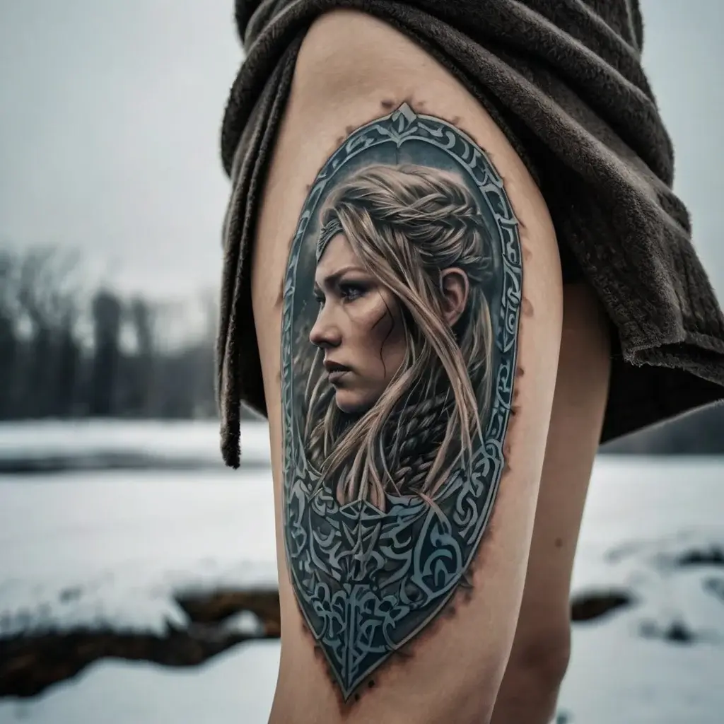 Female Warrior Tattoos (15)