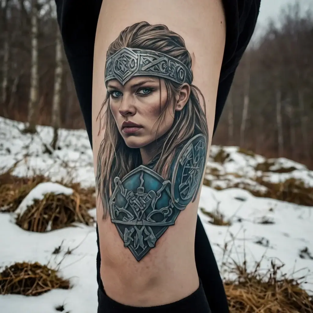 Female Warrior Tattoos (16)