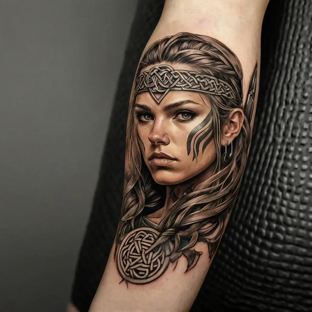 Female Warrior Tattoos (24)